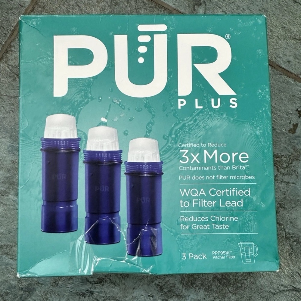 NEW PUR Plus Water Pitcher Filters with Lead Reduction - 3 Pack - PPF951K
